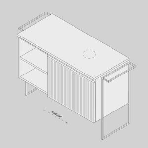 Structures and furniture characterized by The.Artceram design.